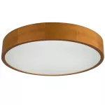 Plafoniera drewniana JASMIN 470-G/O okrągła 47cm kolor złoty dąb 3XE27