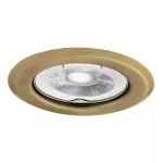 Oczko sufitowe ARGUS II CT-2114-BR/M okrągły stal kolor mosiądz matowy 1XGx5,3/GU10