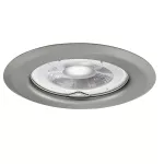 Oczko sufitowe ARGUS II CT-2114-C/M okrągły stal kolor chrom mat 1XGx5,3/GU10