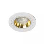 Oczko sufitowe FELINE DSO G/W okrągły stop aluminium kolor złoty / biały 1XGx5,3/GU10