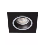 Oczko sufitowe FELINE DSL B/B kwadratowy stop aluminium kolor czarny 1XGx5,3/GU10