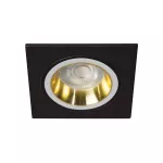 Oczko sufitowe FELINE DSL G/B kwadratowy stop aluminium kolor złoty / czarny 1XGx5,3/GU10