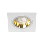 Oczko sufitowe FELINE DSL G/W kwadratowy stop aluminium kolor złoty / biały 1XGx5,3/GU10