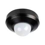 Czujnik ruchu 3xPIR SENTO-O-WT-B IP44/20 kąt detekcji H360 zasięg max 20m kolor czarny