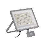 Naświetlacz LED ACETE 100W CCT SE GR z czujnikiem ruchu barwa 3000/4000/6500K 8500 / 10800 / 9700lm IP44 kolor szary