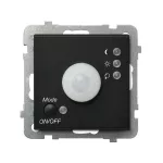 Elektroniczny czujnik ruchu; SONATA; CZARNY MATOWY; ŁP-16R/m/33