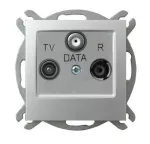 Gniazdo RTV-DATA; IMPRESJA; SREBRO; GPA-YD/m/18