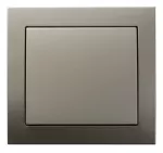 Łącznik jednobiegunowy; KIER; SATYNA LIGHT; ŁP-1W/45