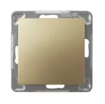 Łącznik jednobiegunowy; IMPRESJA; ZŁOTY METALIK; ŁP-1Y/m/28