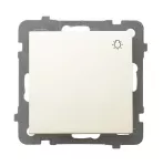 Łącznik zwierny "światło"; AS; ECRU; ŁP-5G/m/27