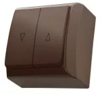 Łącznik żaluzjowy; BIS; BRĄZOWY; ŁN-7B/24