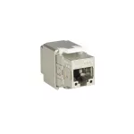 Moduł gniazda komputerowego MMC RJ45 kat 6 ekranowany; MODUŁY TELEINFORMATYCZNE; ; MGK-K6E