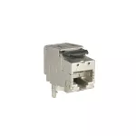 Moduł gniazda komputerowego FMT RJ45 kat 6a ekranowany; MODUŁY TELEINFORMATYCZNE; ; MGK-T6AE