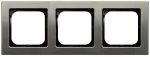 Ramka potrójna; SONATA STAL INOX; STAL INOX; R-3RM/37