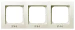 Ramka potrójna do łączników IP-44; AS; ECRU; RH-3G/27