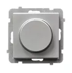 Ściemniacz uniwersalny do obciążenia żarowego, halogenowego oraz LED; SONATA; SREBRO MAT; ŁP-8RL2/m/38
