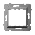 Adapter podtynkowy systemu OSPEL 45 do serii Aria; ARIA; SZARY MAT; AP45-1U/m/70