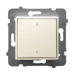 Łącznik dwubiegunowy; ARIA; ECRU; ŁP-11U/m/27