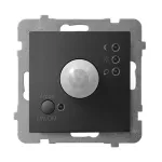 Elektroniczny czujnik ruchu; ARIA; CZARNY MATOWY; ŁP-16U/m/33