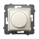 Ściemniacz uniwersalny do obciążenia żarowego, halogenowego oraz LED; ARIA; ECRU; ŁP-8UL2/m/27