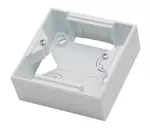 Puszka instalacyjna pojedyncza; ARIA; BIAŁY; PNP-1U/00