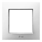 Ramka pojedyncza do łączników IP-44; ARIA; BIAŁY; RH-1U/00