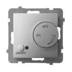 Regulator temperatury z czujnikiem podpodłogowym; ARIA; SREBRO; RTP-1U/m/18