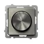 Ściemniacz uniwersalny do obciążenia żarowego, halogenowego oraz LED; SONATA STAL INOX; STAL INOX; ŁP-8RML2/m/37