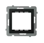 Adapter podtynkowy systemu OSPEL 45 do serii Sonata; SONATA; CZARNY MATOWY; AP45-1R/m/33