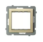 Adapter podtynkowy systemu OSPEL 45 do serii Sonata; SONATA; SZAMPAŃSKI ZŁOTY; AP45-1R/m/39