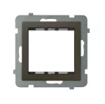 Adapter podtynkowy systemu OSPEL 45 do serii Sonata; SONATA; CZEKOLADOWY METALIK; AP45-1R/m/40