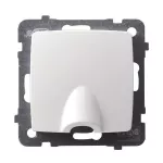Przyłącz kablowy; KARO; BIAŁY; GPPK-1S/m/00