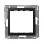 Adapter podtynkowy systemu OSPEL 45 do serii Impresja; IMPRESJA; ANTRACYT; AP45-1Y/m/50