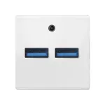 Ładowarka USB; OSPEL45; BIAŁY; GK-2USB/00