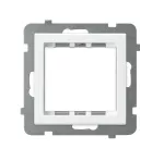Adapter podtynkowy systemu OSPEL 45 do serii Sonata; SONATA; BIAŁY MAT; AP45-1R/m/75