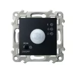 Elektroniczny czujnik ruchu; SZAFIR; CZARNY MATOWY; ŁP-16Z/m/33