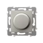 Ściemniacz uniwersalny do obciążenia żarowego, halogenowego oraz LED; SZAFIR; KASZMIROWY BEŻ; ŁP-8ZL2/m/83
