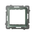 Adapter podtynkowy systemu OSPEL 45 do serii As; AS; ZIELONY MAT; AP45-1G/m/84