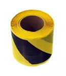 TAŚMA OSTRZEG. 80mm x 100m (CZARN-ŻÓŁTA)