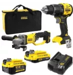 STANLEY ZESTAW V20 (SFMCD716, SFMCG400) 1x4,0Ah 1x2,0Ah TORBA