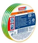 TESA TAŚMA IZOLACYJNA ZIELONO-ŻÓŁTA 19mm x 20m 7000V