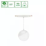 SYSTEM SHIFT DALI DT8 - GLOBE P OPRAWA KULA ZWIS FI100 (815MM KABEL) 5W 165ST BIAŁY DALI 5 LAT