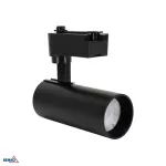SPOT LED VERKO CZARNY 1-FAZOWY 2-ŻYŁOWY 20W 3000K 1500LM 24°