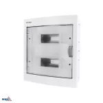 ROZDZIELNICA PODTYNKOWA IP40 ZACISKI 24N+24PE 2x12P POJ. DRZWI