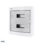 ROZDZIELNICA NATYNKOWA IP40 ZACISKI 24N+24PE 2x12P POJ. DRZWI