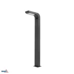 HYBRYDOWY SŁUPEK OGRODOWY LED SOLVEO 7W 600LM 3000K/4000K/6500K 80CM IP65 DARK GREY CZ.PIR