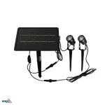SOLARNE OPRAWY SPOT SOLSPOT 2W 3000K 2SZT 2M IP65 CZARNY