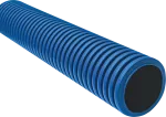 Rura karbowana dwuwarstwowa w odcinkach, wzmocniona RODOH 232/200-6mb-niebieska 750N (11szt/paleta)