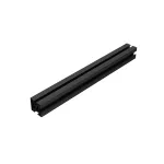 Profil aluminiowy pod klik z dwoma kanałami na śrubę teową 240cm - Czarny RAL 9005