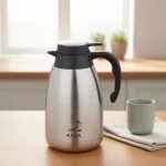 KINGHOFF TERMOS KONFERENCYJNY DZBANKOWY 2L "KAWA" STALOWY Z PODWÓJNYMI ŚCIANKAMI